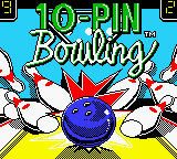 10 Pin Bowling Title Screen